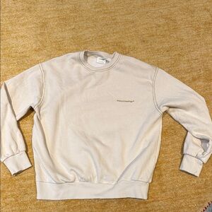 Pull & Bear cream sweatshirt